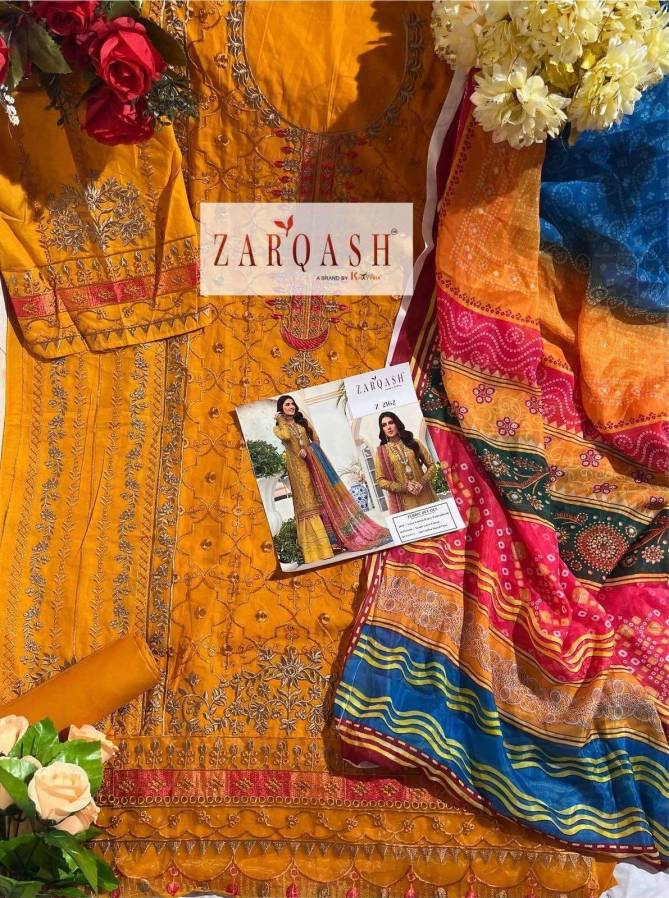 Zarqash Z 2161 To 2165 Embroidered Pakistani Suits Salwar Suits Catalog

